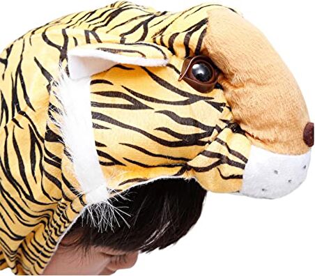 Çocuk Kaplan Kostumu - Aslan Kostümü 4-5 Yaş 100 cm (3984)