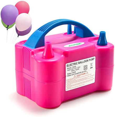 Elektrikli Balon Pompası Çift Uçlu Çift Çıkışlı Balon Makinası (3984)