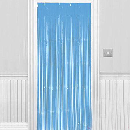 Soft Açık Mavi Renk Duvar ve Kapı Perdesi 100x220 cm (3984)