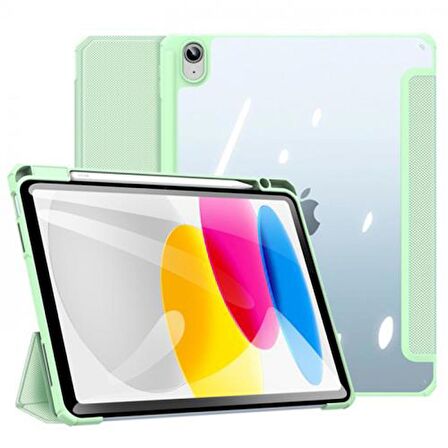 Polham iPad 10.2 2022 Tablet Kılıfı, Manyetik Standlı, Uyku Modlu,Kalem Yerli ve Stanlı Tablet Kılıf