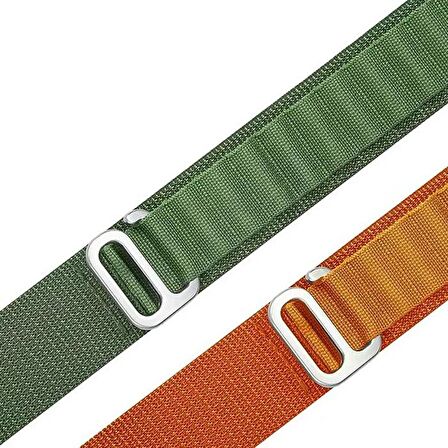 Polham Apple Watch 1,2,3,4,5,6,7,8 için 42-44-45MM Uyumlu Alpine Loop Kayış, Hafif Şık Kordon