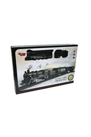 Sesli ve Işıklı 18 Parça Klasik Tren Seti Oyuncak Tren Seti Classic Tren