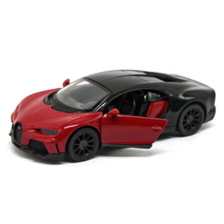 Kinsmart Bugatti Chiron Çek Bırak Diecast Model Araba   Ürün Uzunluğu 10-12 Cm'dir