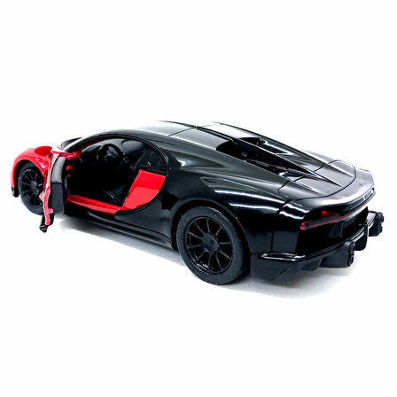 Kinsmart Bugatti Chiron Çek Bırak Diecast Model Araba   Ürün Uzunluğu 10-12 Cm'dir