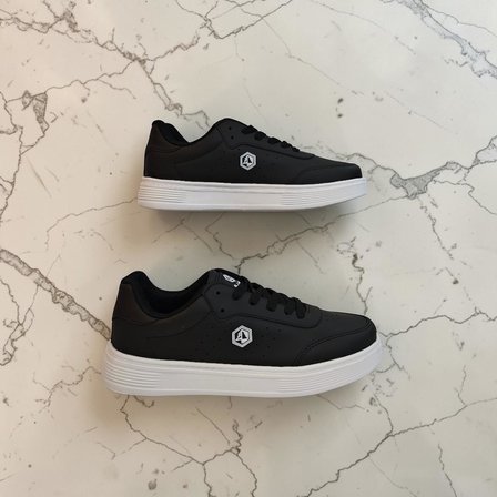 Crosberg 308 Siyah- Beyaz Spor Ayakkabı