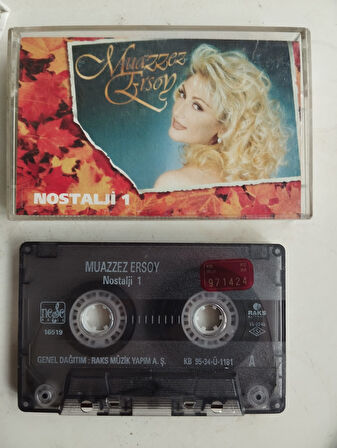 Muazzez Ersoy – Nostalji 1 - 1995 Türkiye Basım 2. El Kaset Albüm