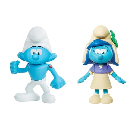 Şirinler Kayıp Köy Güçlü Şirin & Smurfstorm Figür Set