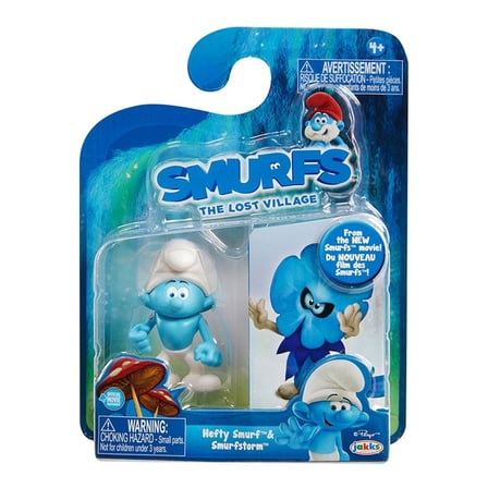 Şirinler Kayıp Köy Güçlü Şirin & Smurfstorm Figür Set