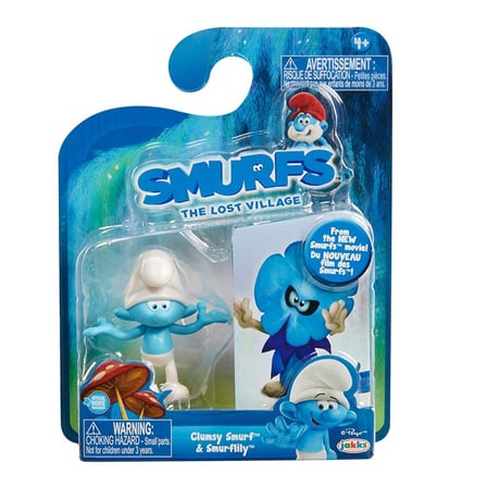 Şirinler Kayıp Köy Sakar Şirin & Smurflily Figür Set