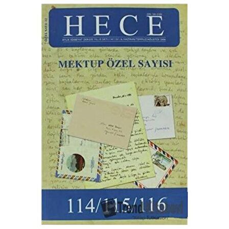 Hece Aylık Edebiyat Dergisi Mektup Özel Sayı Sayısı: 12 - 114 / 115 / 116 (Ciltsiz)