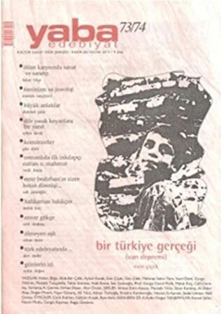 Yaba Edebiyat Dergisi Sayı: 73-74