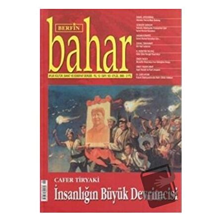 Berfin Bahar Aylık Kültür, Sanat ve Edebiyat Dergisi Sayı: 103