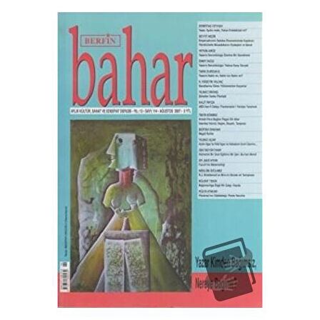 Berfin Bahar Aylık Kültür, Sanat ve Edebiyat Dergisi Sayı: 114