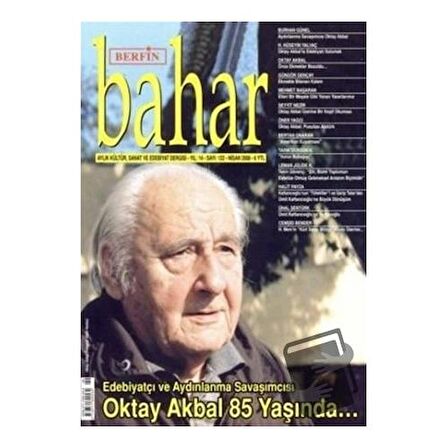 Berfin Bahar Aylık Kültür, Sanat ve Edebiyat Dergisi Sayı: 122