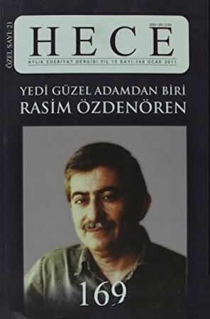 Hece Aylık Edebiyat Dergisi Rasim Özdenören Özel Sayısı :21 - 169 (Ciltsiz)