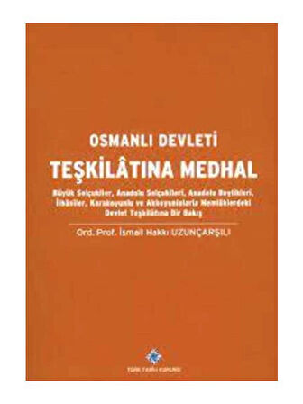 Osmanlı Devleti Teşkilatına Medhal