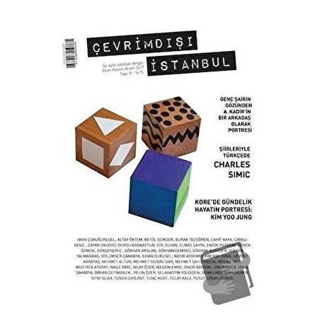 Çevrimdışı İstanbul Üç Aylık Edebiyat Dergisi Sayı: 8 Ekim - Kasım - Aralık 2017
