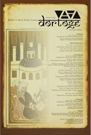 Dörtöğe Felsefe ve Bilim Tarihi Yazıları Hakemli Dergisi Yıl: 3 Sayı: 5