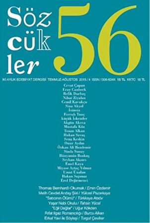 Sözcükler Dergisi Sayı: 56 Temmuz-Ağustos 2015