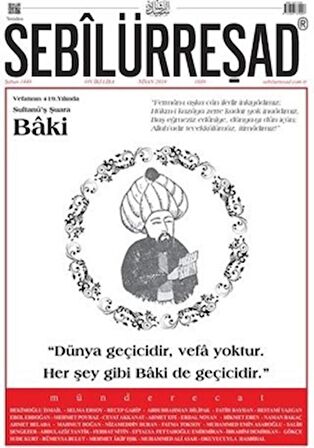 Sebilürreşad Dergisi Sayı: 1039 Nisan 2019