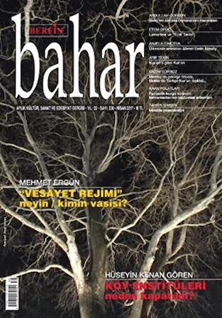 Berfin Bahar Aylık Kültür Sanat ve Edebiyat Dergisi Sayı: 230 Nisan 2017