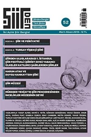 Şiirden İki Aylık Şiir Dergisi Sayı: 52 Mart - Nisan 2019