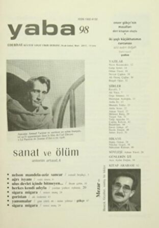 Yaba Edebiyat Dergisi Sayı: 98 Ocak-Şubat-Mart 2016