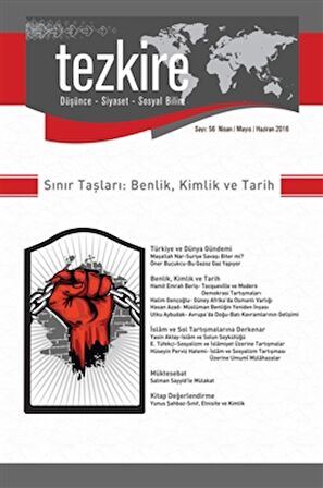 Tezkire Sayı: 56 Nisan-Mayıs-Haziran 2016