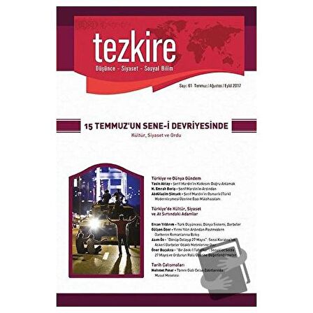 Sayı: 61 Temmuz - Ağustos - Eylül 2017