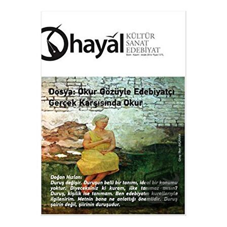 Hayal Kültür Sanat Edebiyat Dergisi Sayı: 59 (Ekim-Kasım-Aralık) 2016