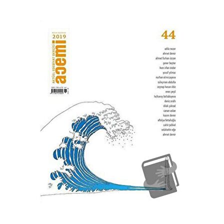 Acemi Aktüel Edebiyat Dergisi Sayı: 44 Mayıs - Haziran 2019