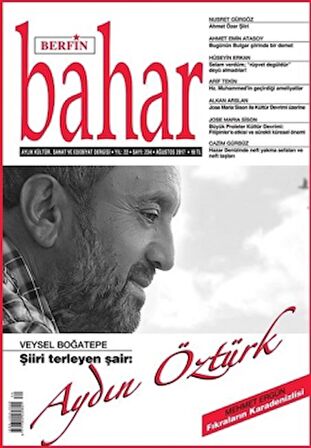 Berfin Bahar Aylık Kültür Sanat ve Edebiyat Dergisi Sayı: 234 Ağustos 2017