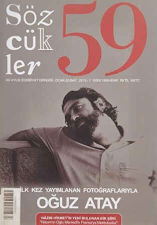 Sözcükler Dergisi Sayı: 59 Ocak - Şubat 2016