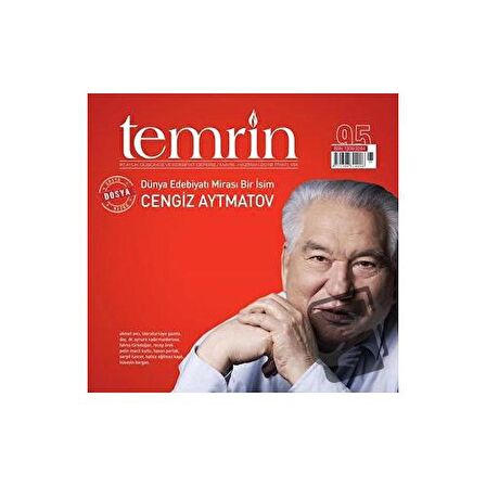 Temrin Düşünce ve Edebiyat Dergisi Sayı: 95 Mayıs - Haziran 2019