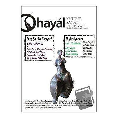 Hayal Kültür Sanat Edebiyat Dergisi Sayı: 66 (Temmuz-Ağustos-Eylül) 2018