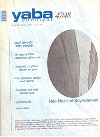 Yaba Edebiyat Sayı: 47-48