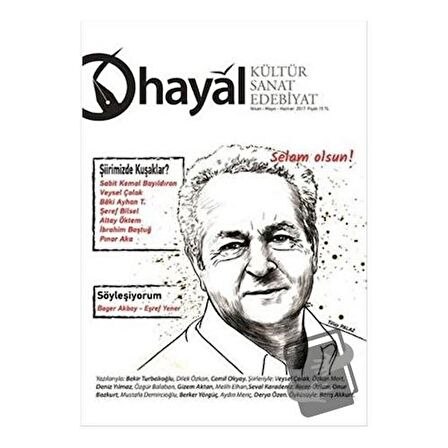 Hayal Kültür Sanat Edebiyat Dergisi: 61 (Nisan-Mayıs-Haziran) 2017