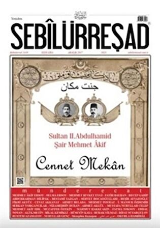 Sebilürreşad Dergisi Sayı: 1023 Aralık 2017