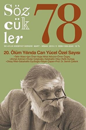 Sözcükler Dergisi Sayı: 78 Mart - Nisan 2019