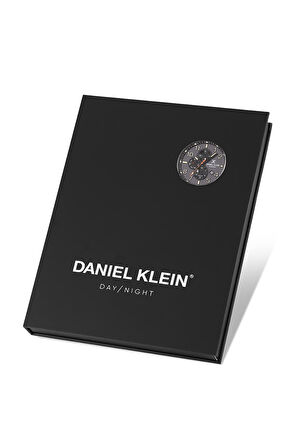 Daniel Klein Çelik Kordon & Deri Kordonlu İç Fonksiyonları Aktif 3 Atm Erkek Kol Saati SET.10737.S1