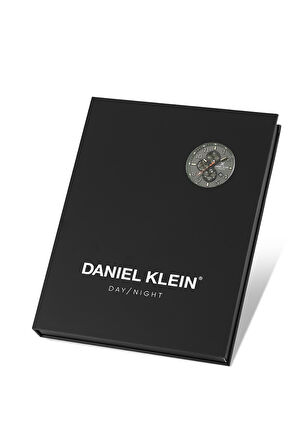 Daniel Klein Çelik Kordon & Deri Kordonlu İç Fonksiyonları Aktif 3 Atm Erkek Kol Saati SET.10737.Y6