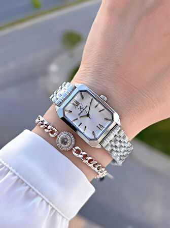 Daniel Klein Çelik Kordon 2 Yıl Garantili 3 Atm Suya Dayanıklı+Bileklik Kadın Kol Saat BFG.10806.1