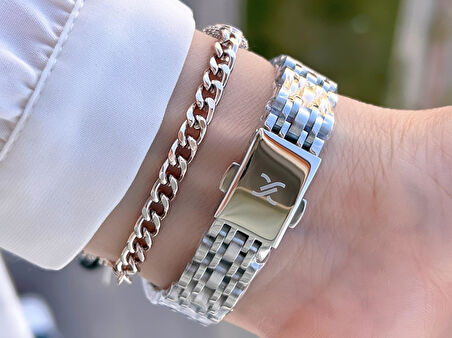 Daniel Klein Çelik Kordon 2 Yıl Garantili 3 Atm Suya Dayanıklı+Bileklik Kadın Kol Saat BFG.10806.1