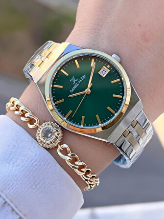 Daniel Klein Çelik Kordon 30 Mt Suya Dayanıklı Kadın Kol Saati+Bileklik BYN.14052.8