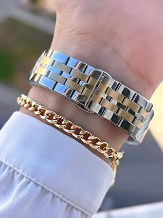 Daniel Klein Çelik Kordon 30 Mt Suya Dayanıklı Kadın Kol Saati+Bileklik BYN.14052.8