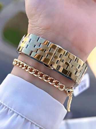 Daniel Klein Çelik Kordon 30 Mt Suya Dayanıklı Kadın Kol Saati+Bileklik BYN.14052.6