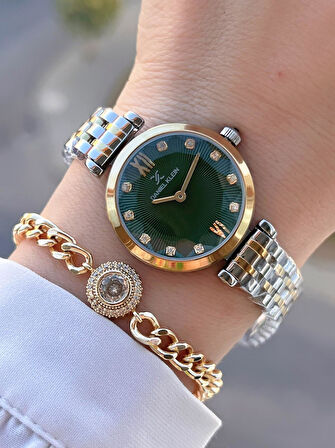 Daniel Klein Çelik Kordon 30 Mt Suya Dayanıklı Kadın Kol Saati+Bileklik BYN.14094.4