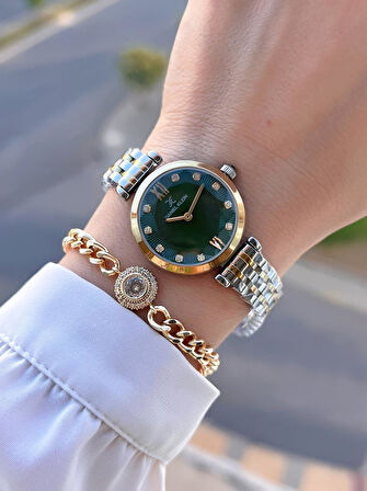 Daniel Klein Çelik Kordon 30 Mt Suya Dayanıklı Kadın Kol Saati+Bileklik BYN.14094.4