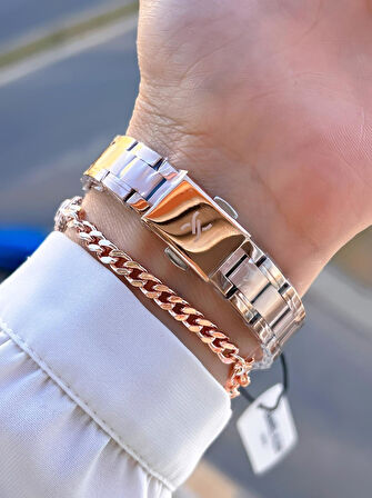 Daniel Klein Çelik Kordon 30 Mt Suya Dayanıklı 2 Yıl Garantili Kadın Kol Saati+Bileklik BYN.10816.6