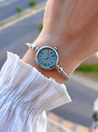 Coliseum Çelik Kordon Cartier Model Elips (Oval) Tasarım Kadın Kol Saati FG.HS.005